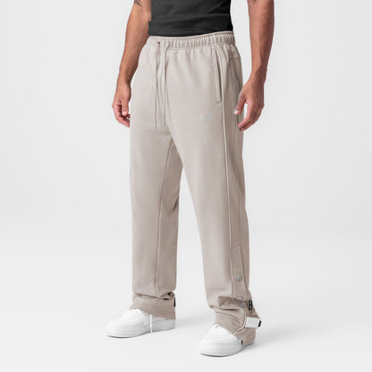 0998. Herringbone Terry Snap Button Sweats - Chai | ASRV