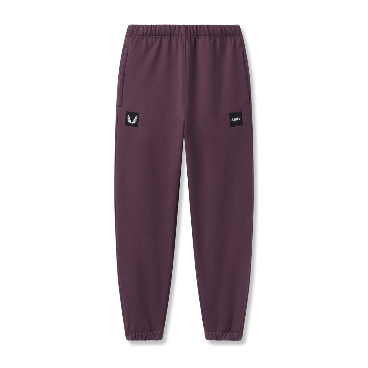 0655. Tech-Terry™ Oversized Sweats - Deep Purple "Patch" | ASRV