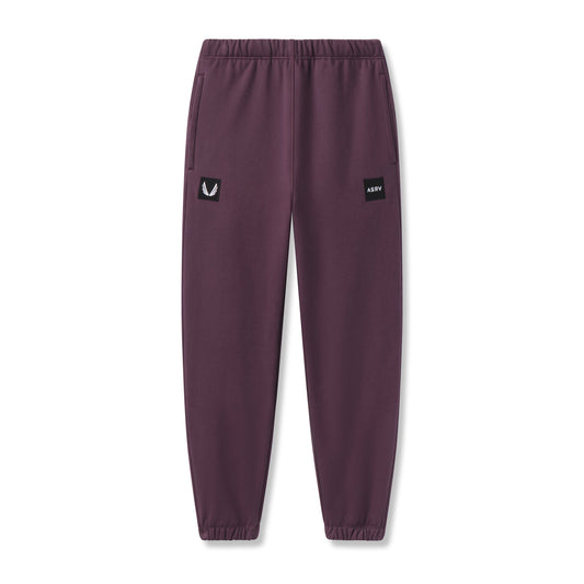 0655. Tech-Terry™ Oversized Sweats - Deep Purple "Patch" | ASRV