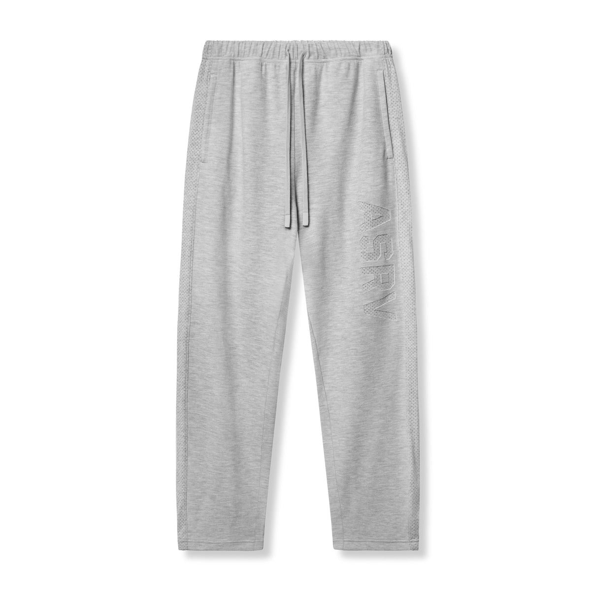0957. Waffle Knit Relaxed Sweatpant - Heather Grey | ASRV