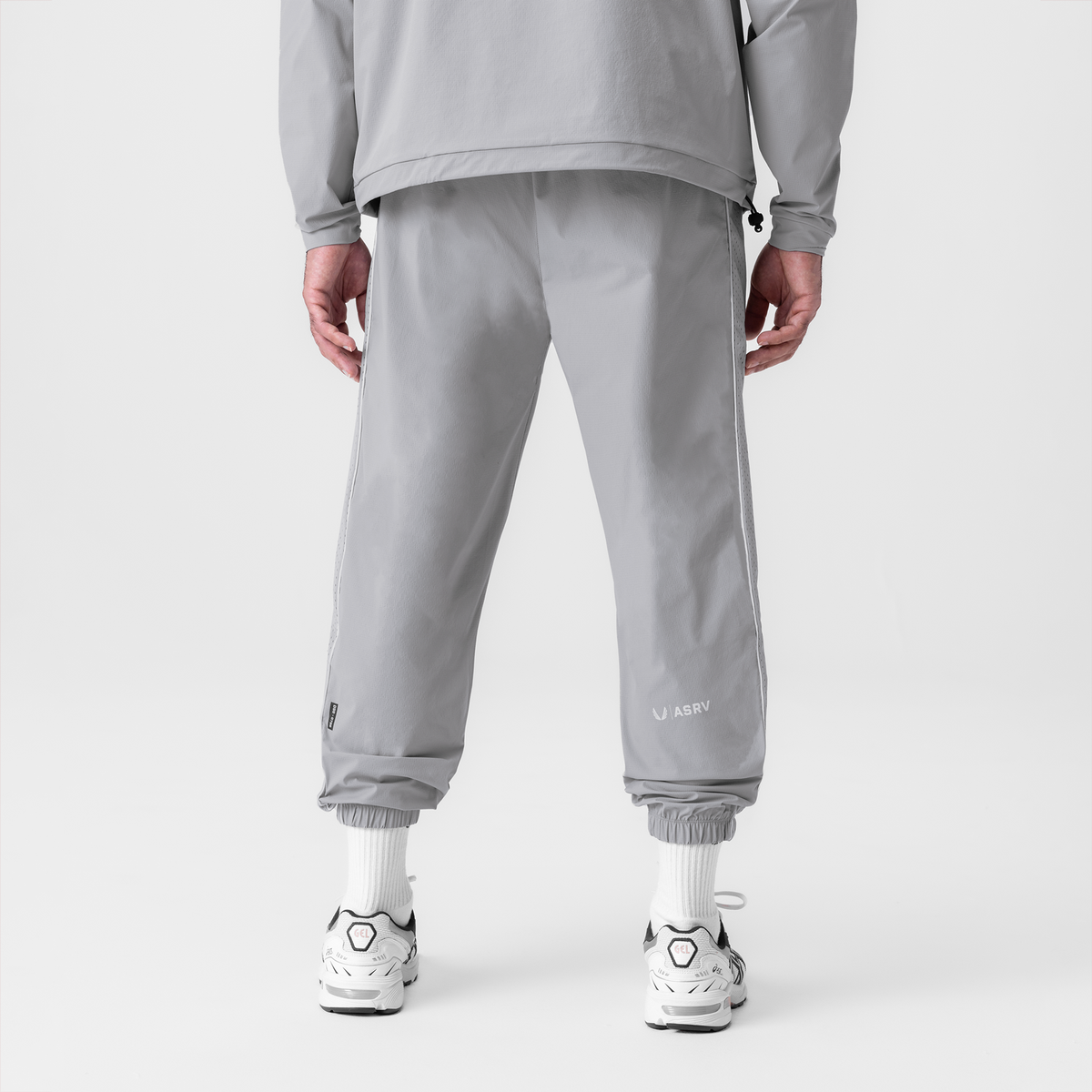 0796. Ripstop Oversized Track Pant - Slate Grey "Patch" | ASRV