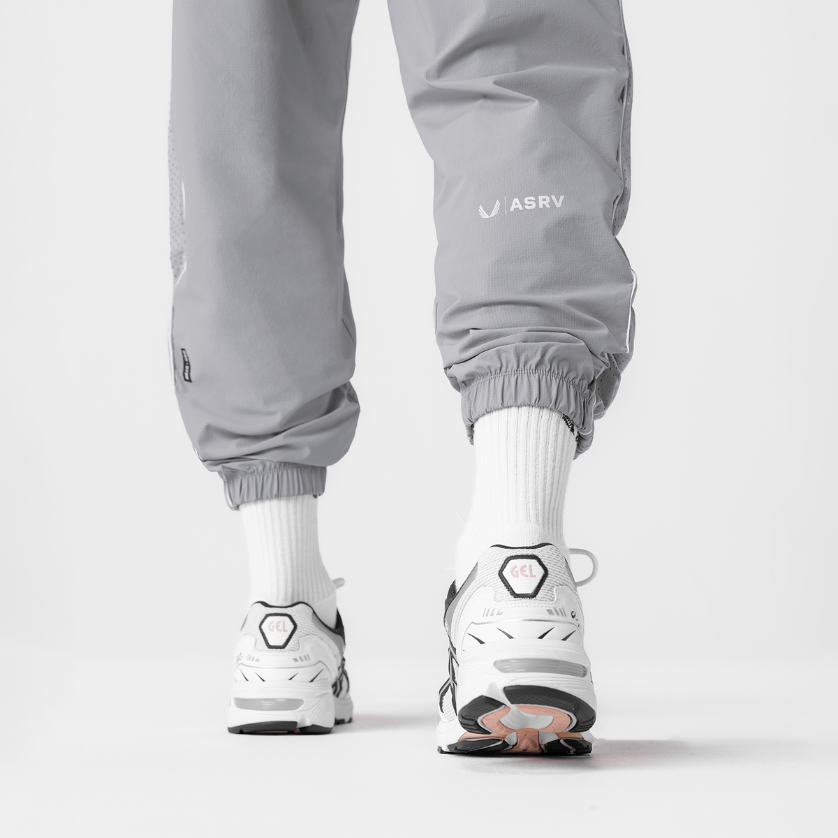 0796. Ripstop Oversized Track Pant - Slate Grey "Patch" | ASRV
