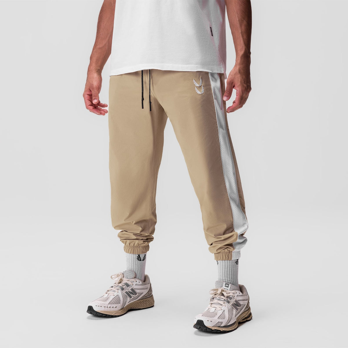 0796. Ripstop Oversized Track Pant - Khaki | ASRV