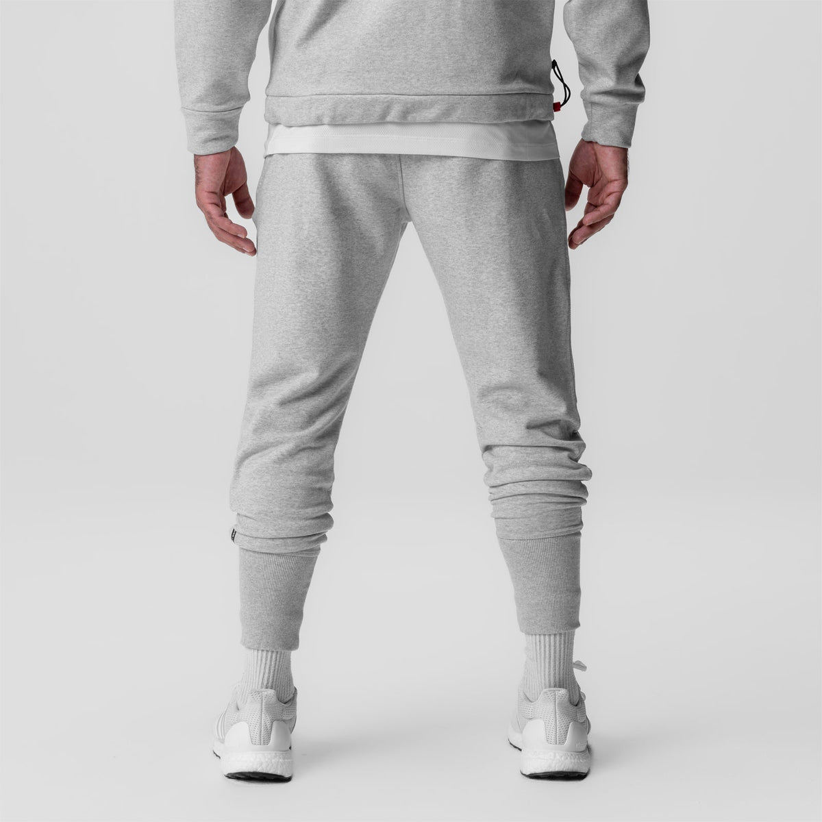 0915. Tech-Terry™ High Rib Jogger - Heather Grey "ASRV" | ASRV