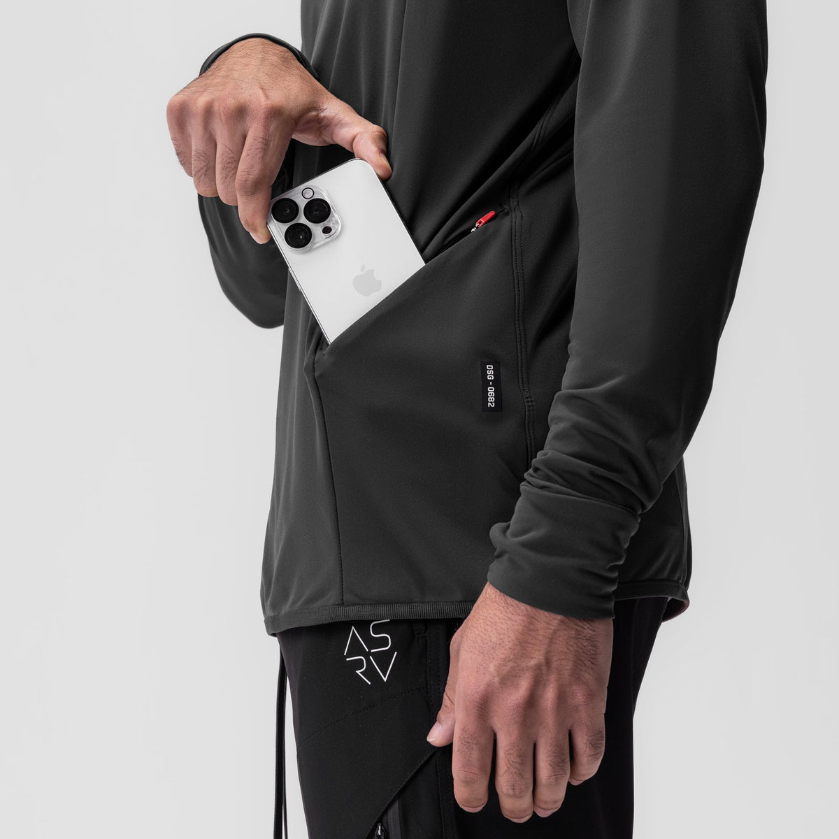 0682. Training Hoodie - Space Grey "Cyber" | ASRV