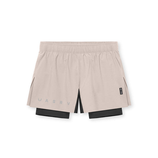 0752. Ripstop 3" High Split Liner Short - Chai/Black | ASRV