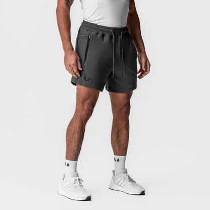 0867. Tech-Terry™ Sidelock Sweat Short - Space Grey | ASRV