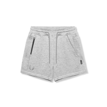 0867. Tech-Terry™ Sidelock Sweat Short - Heather Grey | ASRV