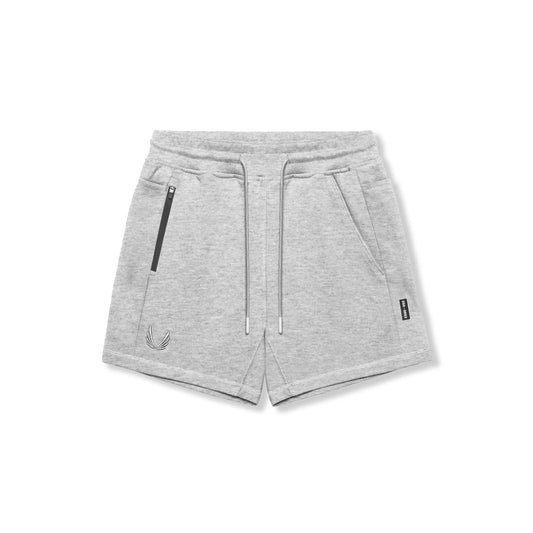 0867. Tech-Terry™ Sidelock Sweat Short - Heather Grey | ASRV