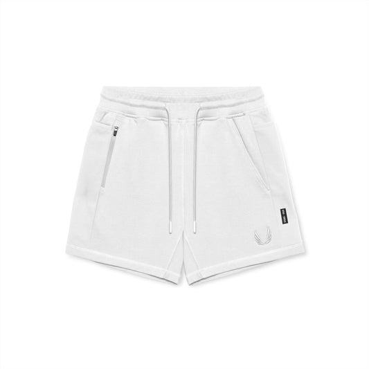 0867. Tech-Terry™ Sidelock Sweat Short - White | ASRV
