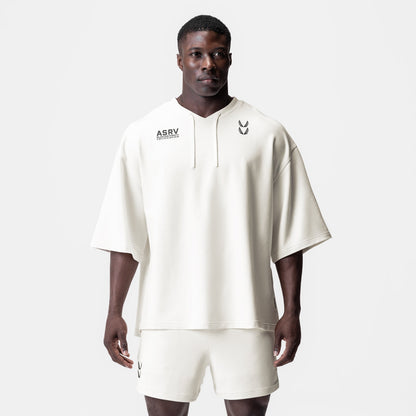 0945. Micro-Terry Warm-Up Tee - Cream | ASRV