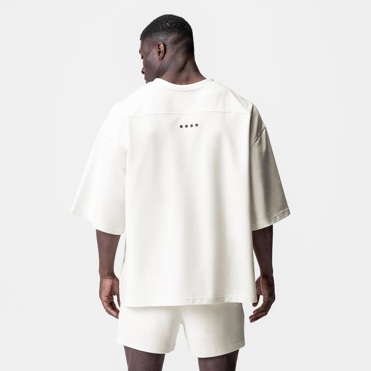 0945. Micro-Terry Warm-Up Tee - Cream | ASRV