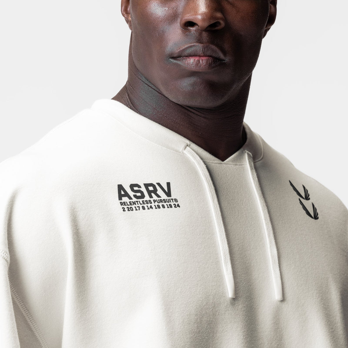 0945. Micro-Terry Warm-Up Tee - Cream | ASRV
