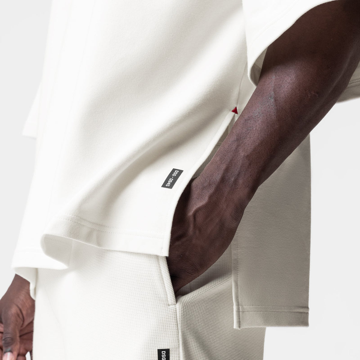 0945. Micro-Terry Warm-Up Tee - Cream | ASRV