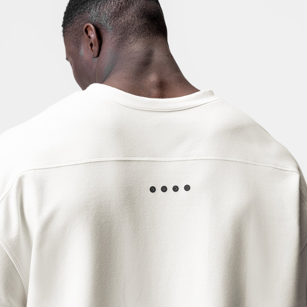 0945. Micro-Terry Warm-Up Tee - Cream | ASRV