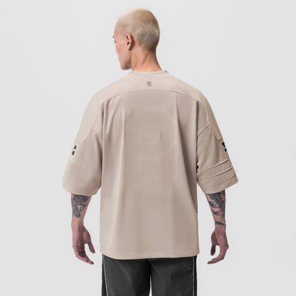 0772. SilverPlus™ Mesh Oversized Jersey - Beige | ASRV