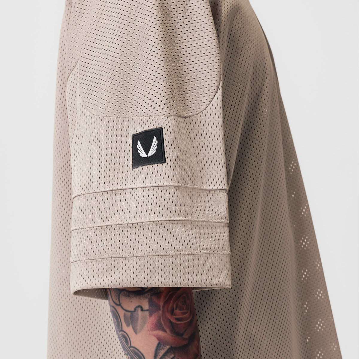 0772. SilverPlus™ Mesh Oversized Jersey - Beige | ASRV