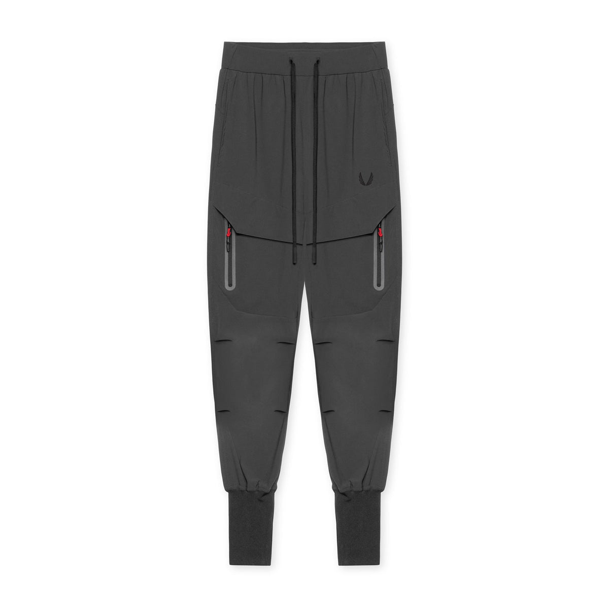 0690. Tetra-Lite® Tech High Rib Jogger - Space Grey "Wings" | ASRV
