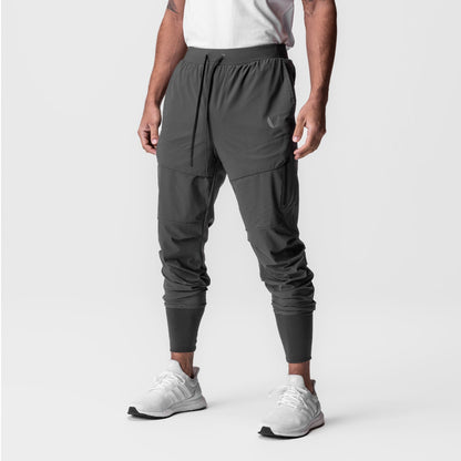 0690. Tetra-Lite® Tech High Rib Jogger - Space Grey "Wings" | ASRV