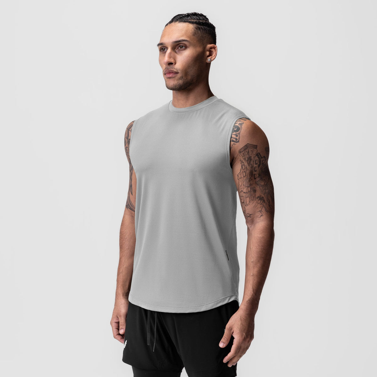 0757. AeroSilver® Cutoff Tank - Slate Grey | ASRV
