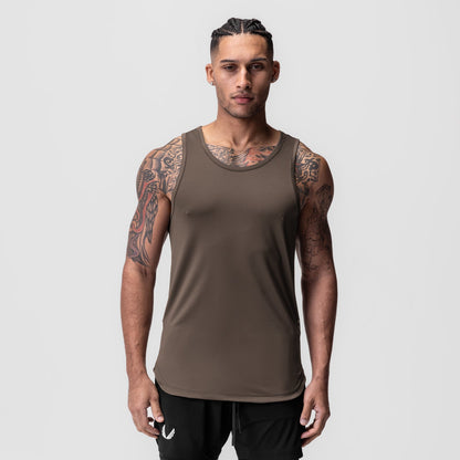 0830. AeroSilver® Tank Top - Deep Taupe | ASRV