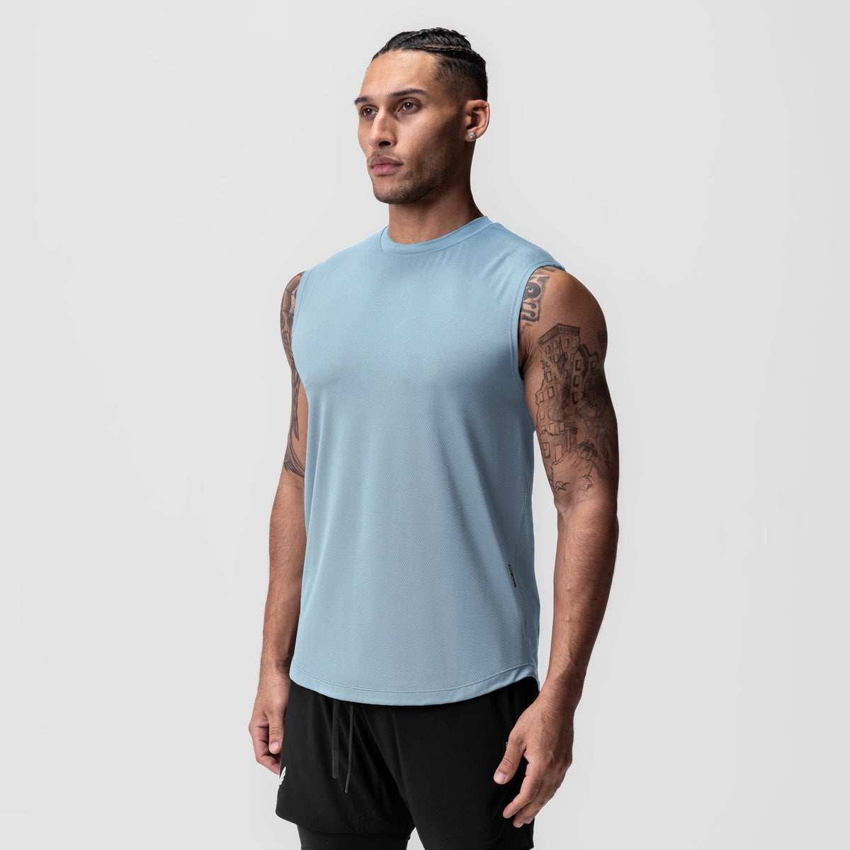 0757. AeroSilver® Cutoff Tank - Light Sky | ASRV