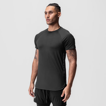 0660. AeroSilver® Established Tee - Black "OTWR" | ASRV