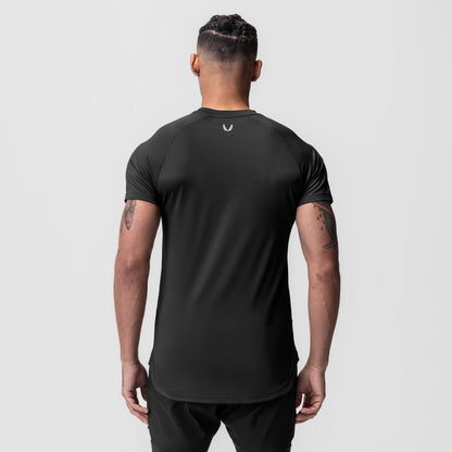 0660. AeroSilver® Established Tee - Black "OTWR" | ASRV