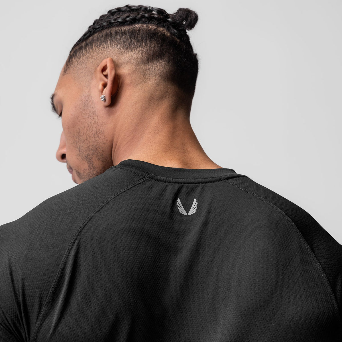 0660. AeroSilver® Established Tee - Black "OTWR" | ASRV