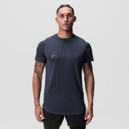 0660. AeroSilver® Established Tee - Navy "ASRV" | ASRV