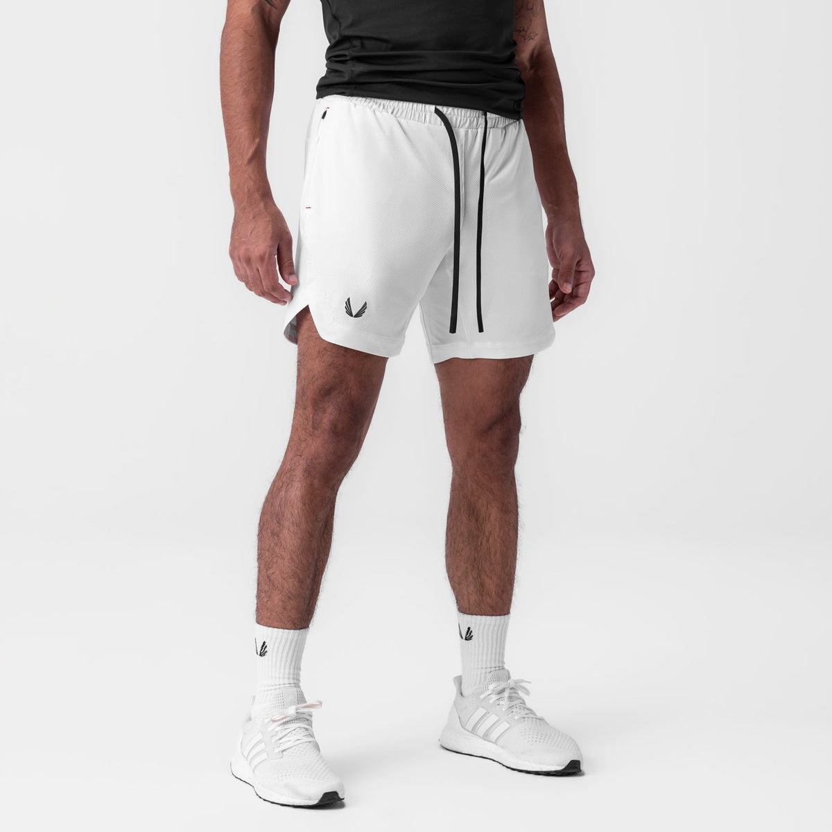 0994. AeroSilver® 7" Linerless Short - White | ASRV