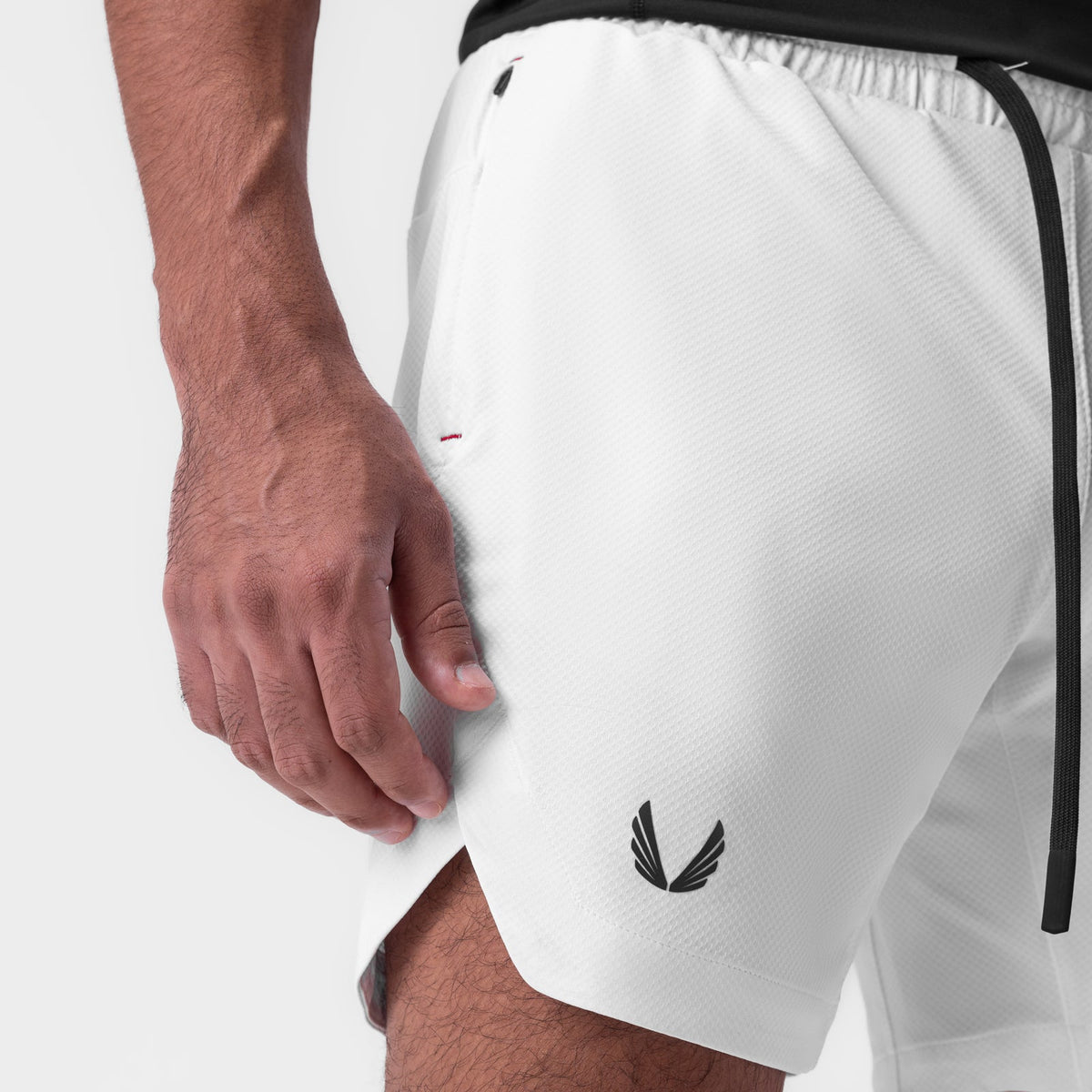 0994. AeroSilver® 7" Linerless Short - White | ASRV