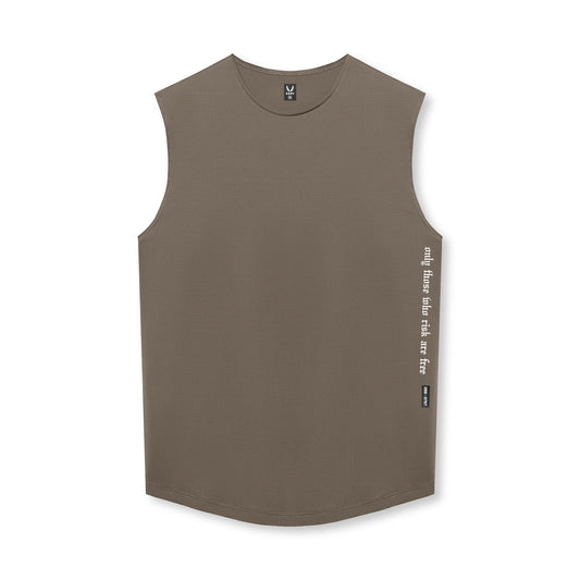 0757. AeroSilver® Cutoff Tank - Deep Taupe | ASRV