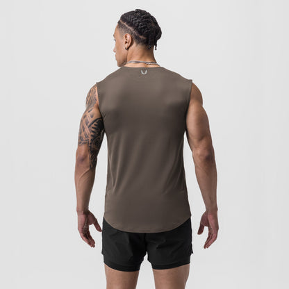 0757. AeroSilver® Cutoff Tank - Deep Taupe | ASRV
