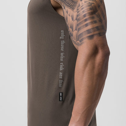 0757. AeroSilver® Cutoff Tank - Deep Taupe | ASRV