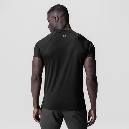 0839. 3D-Lite® 2.0 Lycra® Fitted Tee - Black "OTWR" | ASRV