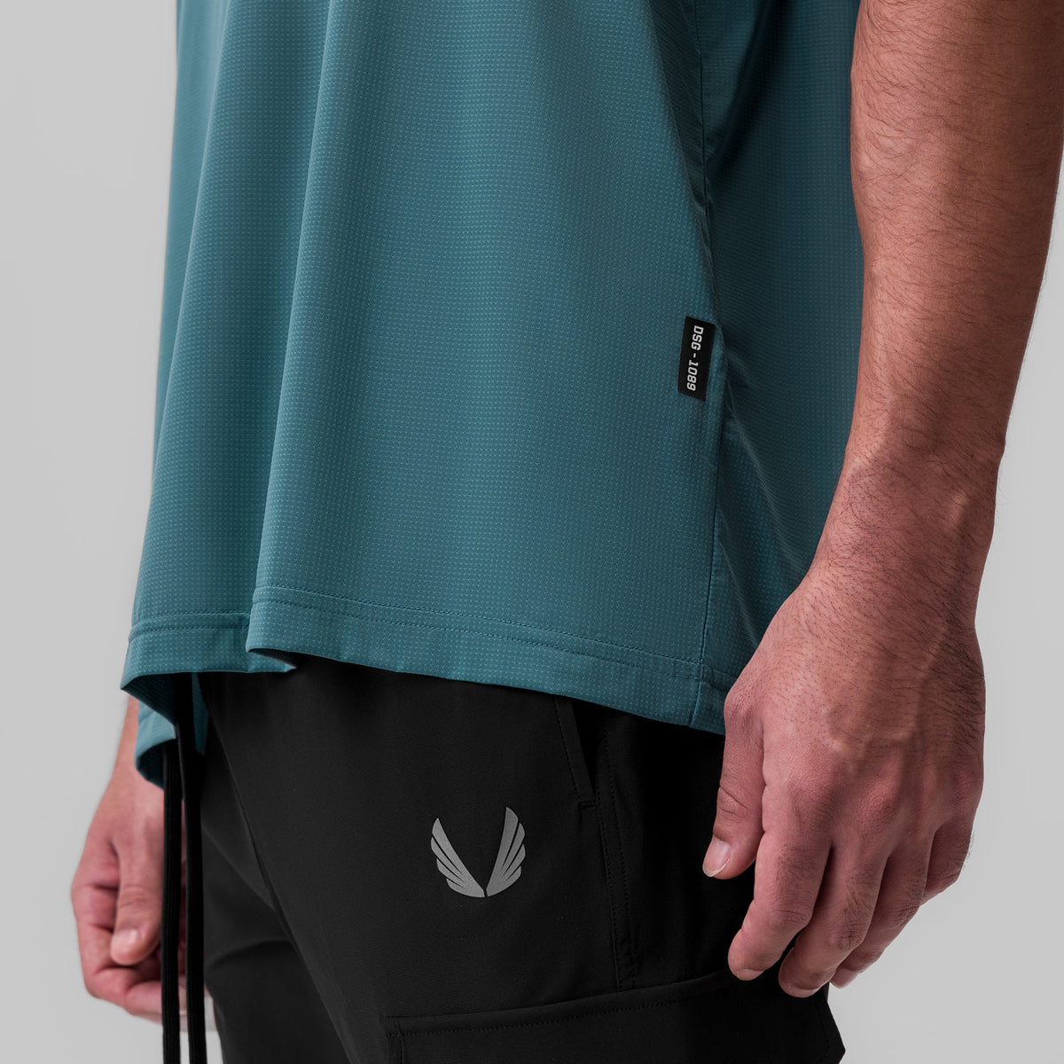 1089. Ice-Skin™ Oversized Tee - Storm | ASRV