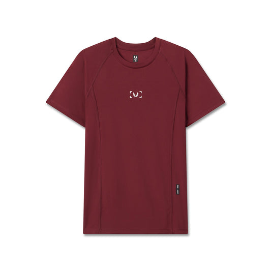 1027. WarpFlexx-Lite® Half-Sleeve Baselayer - Crimson | ASRV