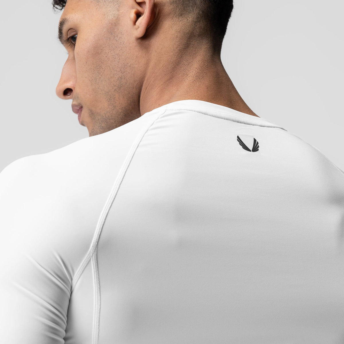1027. WarpFlexx-Lite® Half-Sleeve Baselayer - White | ASRV