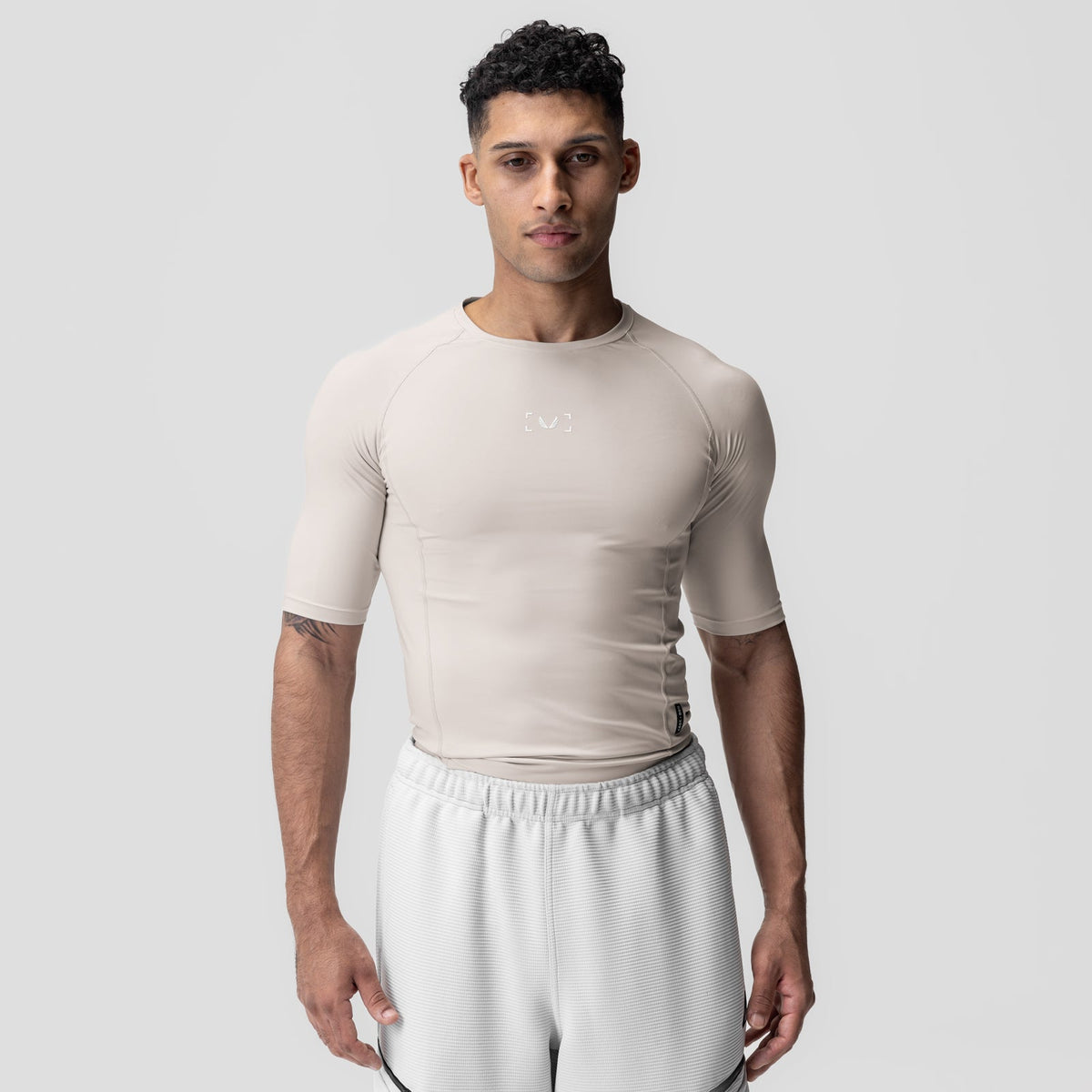 1027. WarpFlexx-Lite® Half-Sleeve Baselayer - Chai | ASRV