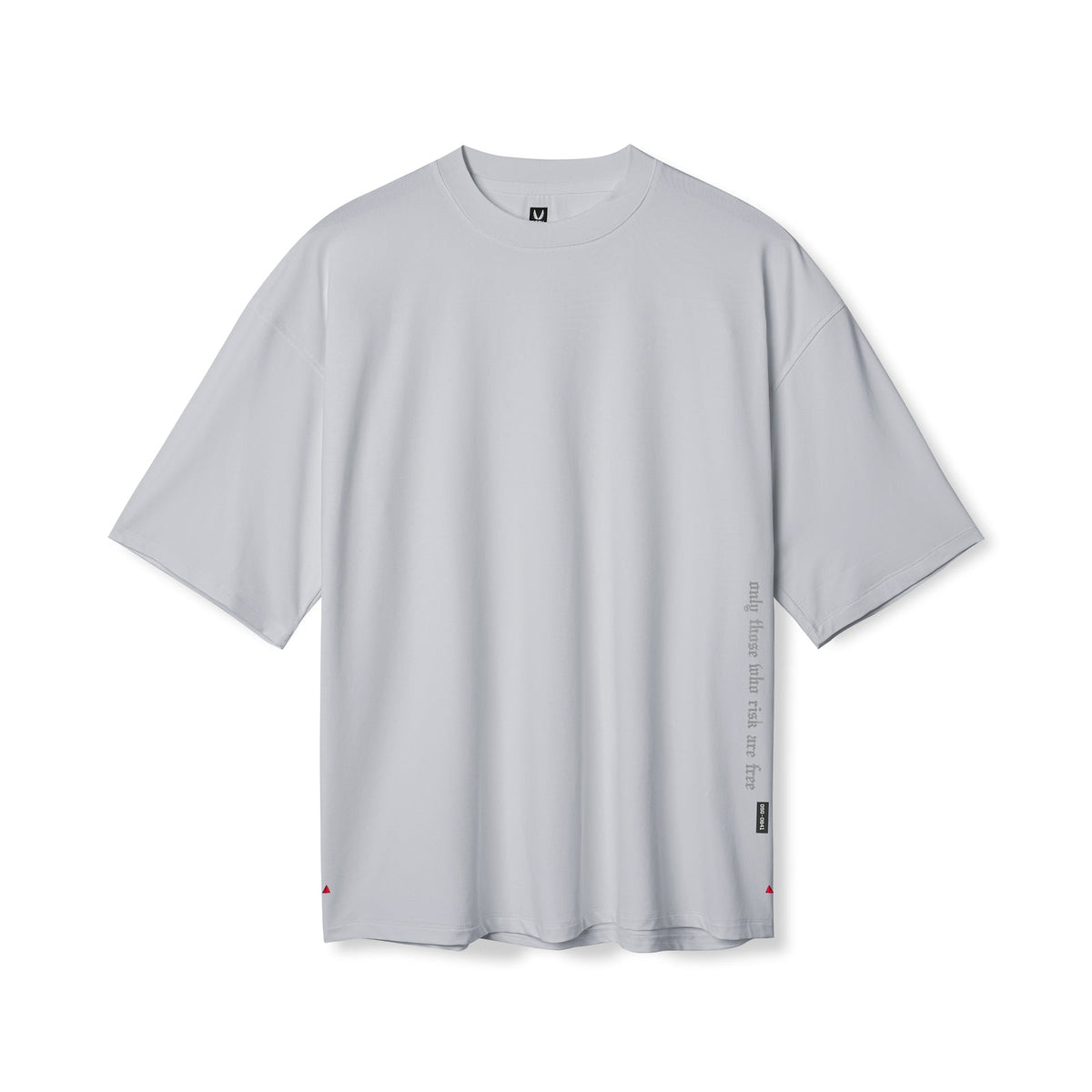 0841. 3D-Lite® 2.0 Lycra® 3/4-Sleeve Oversized Tee - Slate Grey "OTWR" | ASRV