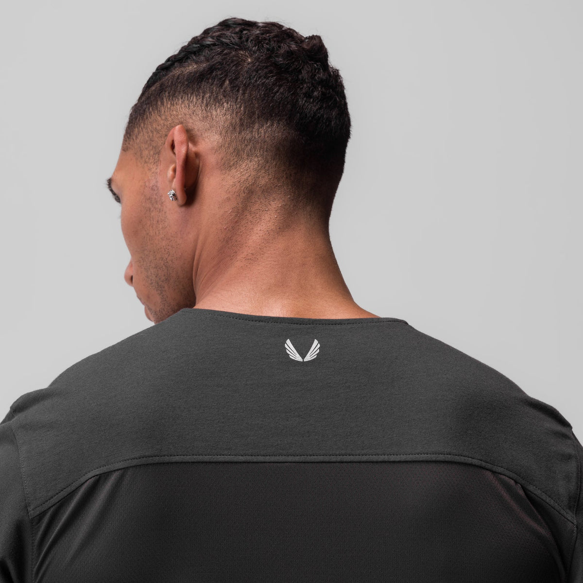 0846. CottonPlus™ Standard Mesh Back Tee - Space Grey | ASRV