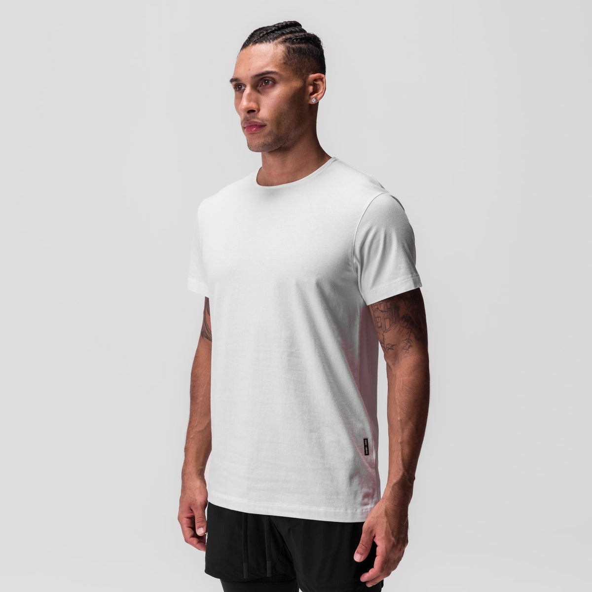 0846. CottonPlus™ Standard Mesh Back Tee - White | ASRV