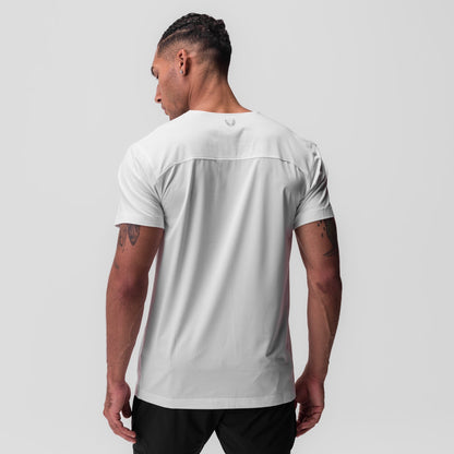 0846. CottonPlus™ Standard Mesh Back Tee - White | ASRV