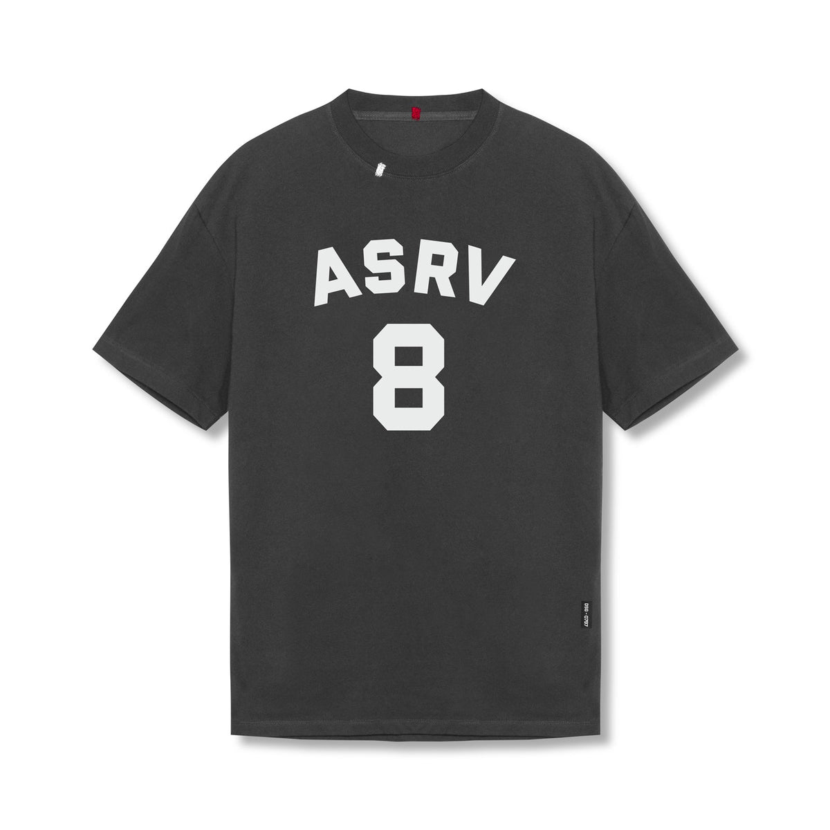 0797. Tech Essential™ Relaxed Tee - Space Grey "ASRV 8" | ASRV