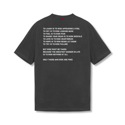 0797. Tech Essential™ Relaxed Tee - Space Grey "ASRV 8" | ASRV