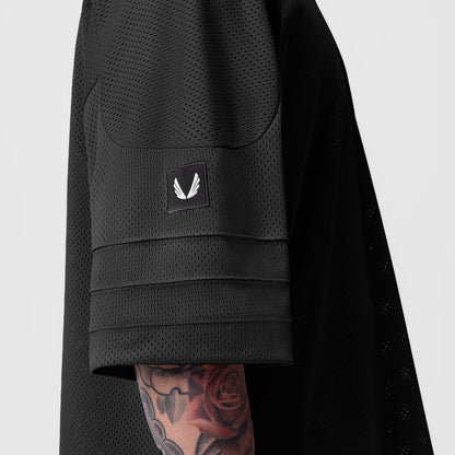 0772. SilverPlus™ Mesh Oversized Jersey - Black | ASRV