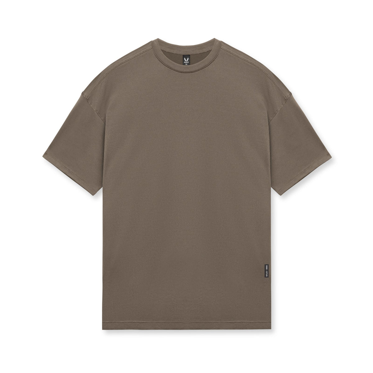 0715. Core Mesh Oversized Tee - Deep Taupe | ASRV