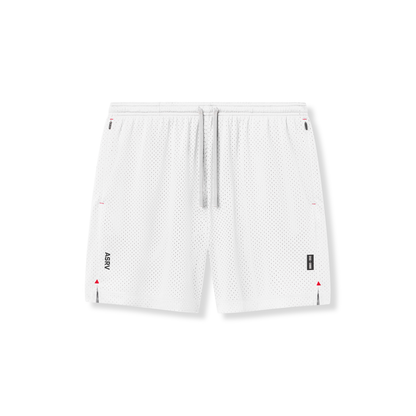 0988. Reversible 2-in-1 Short - White | ASRV