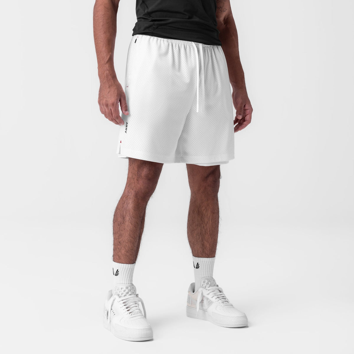 0988. Reversible 2-in-1 Short - White | ASRV